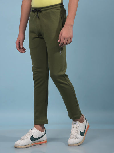 Green Trackpants-Boys Trackpants-Crimsoune Club