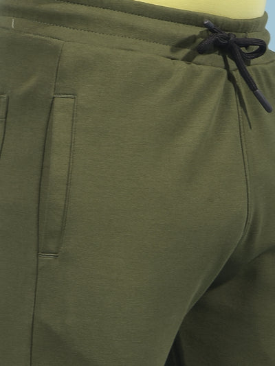 Green Trackpants-Boys Trackpants-Crimsoune Club