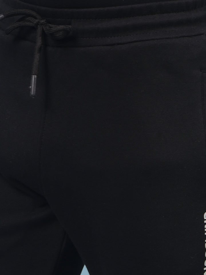 Black Trackpants-Boys Trackpants-Crimsoune Club