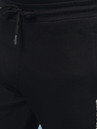 Black Trackpants-Boys Trackpants-Crimsoune Club