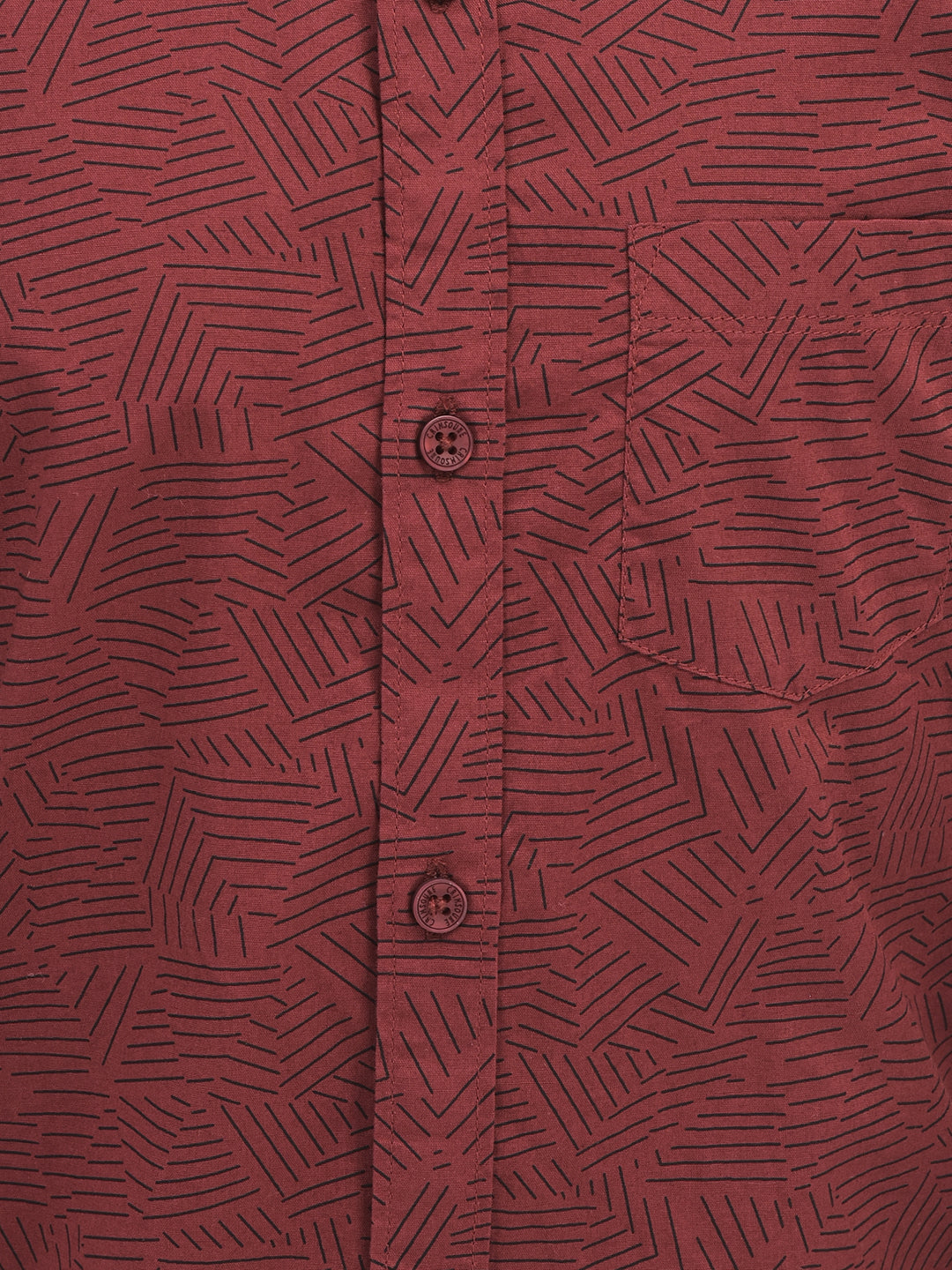 Printed Maroon Shirt-Boys Shirts-Crimsoune Club