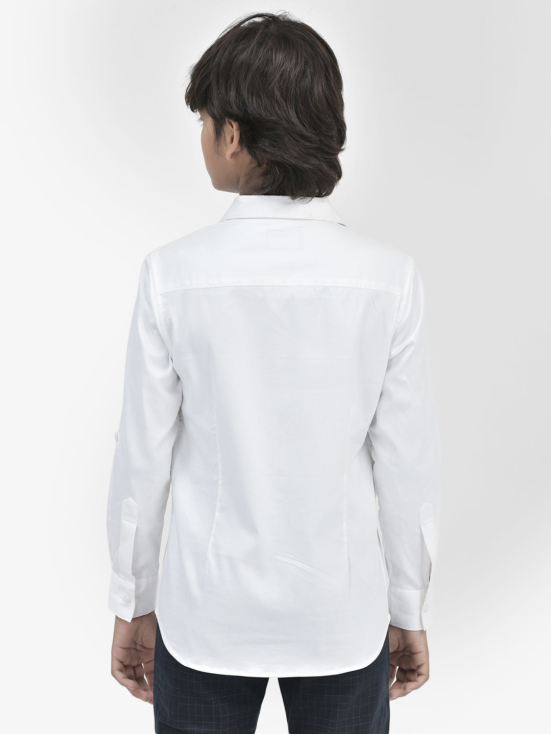 White Shirt-Boys Shirts-Crimsoune Club