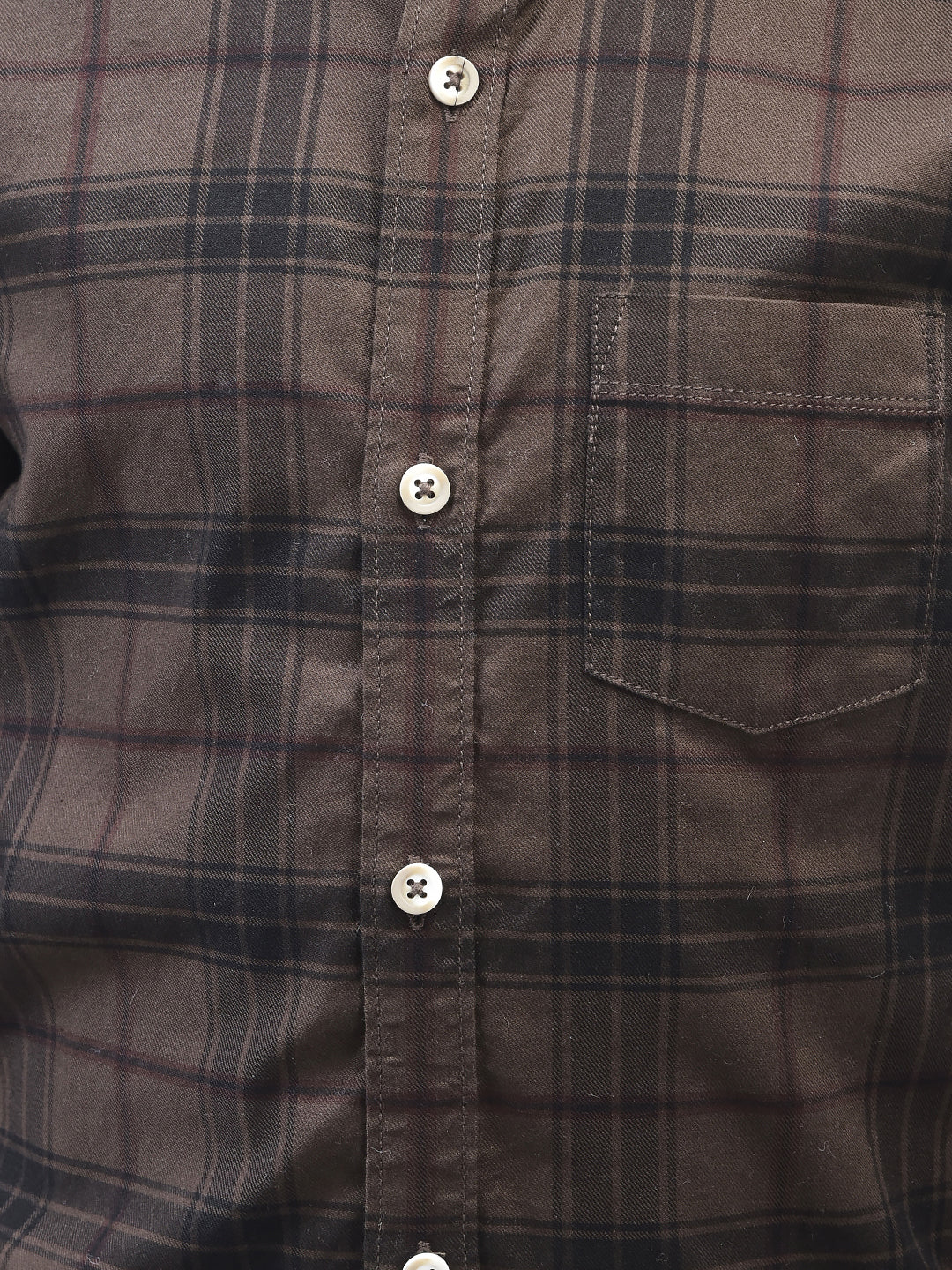 Olive Checked Shirt-Boys Shirts-Crimsoune Club