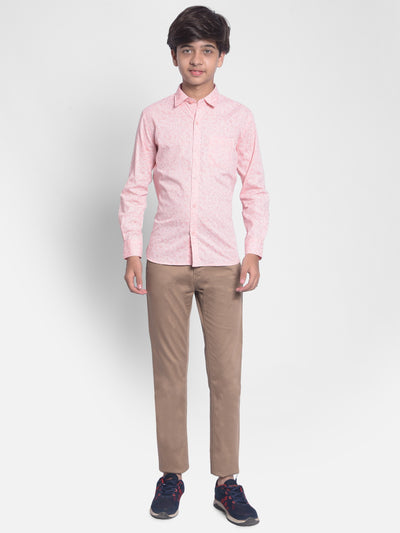 Pink Printed Shirt-Boys Shirts-Crimsoune Club