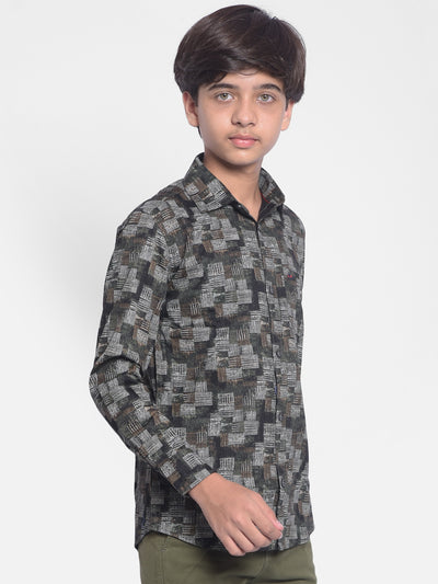 Multi Color Printed Shirt-Boys Shirts-Crimsoune Club