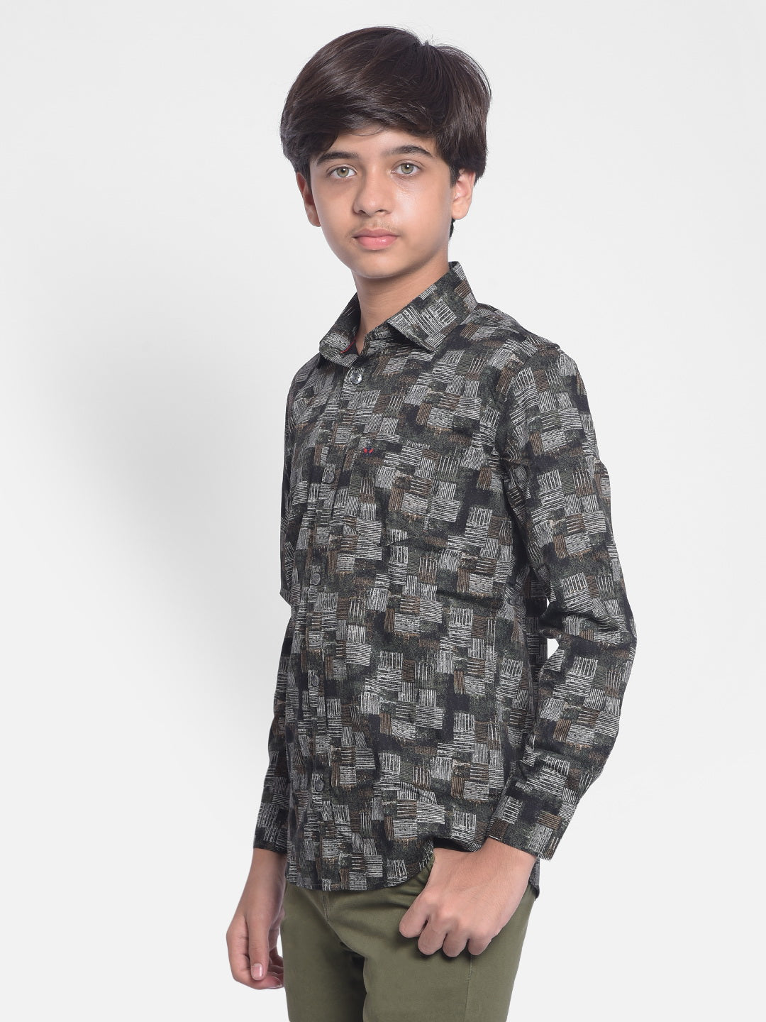 Multi Color Printed Shirt-Boys Shirts-Crimsoune Club