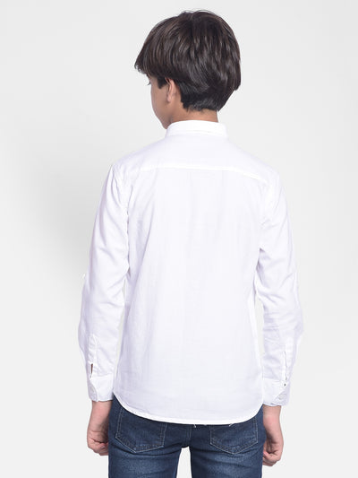 White Shirt-Boy Shirts-Crimsoune Club