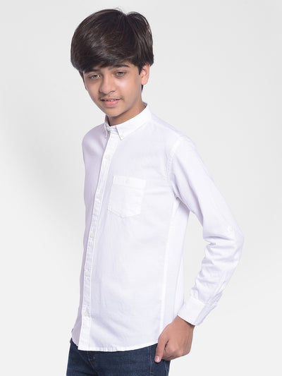 White Shirt-Boy Shirts-Crimsoune Club