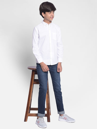 White Shirt-Boy Shirts-Crimsoune Club