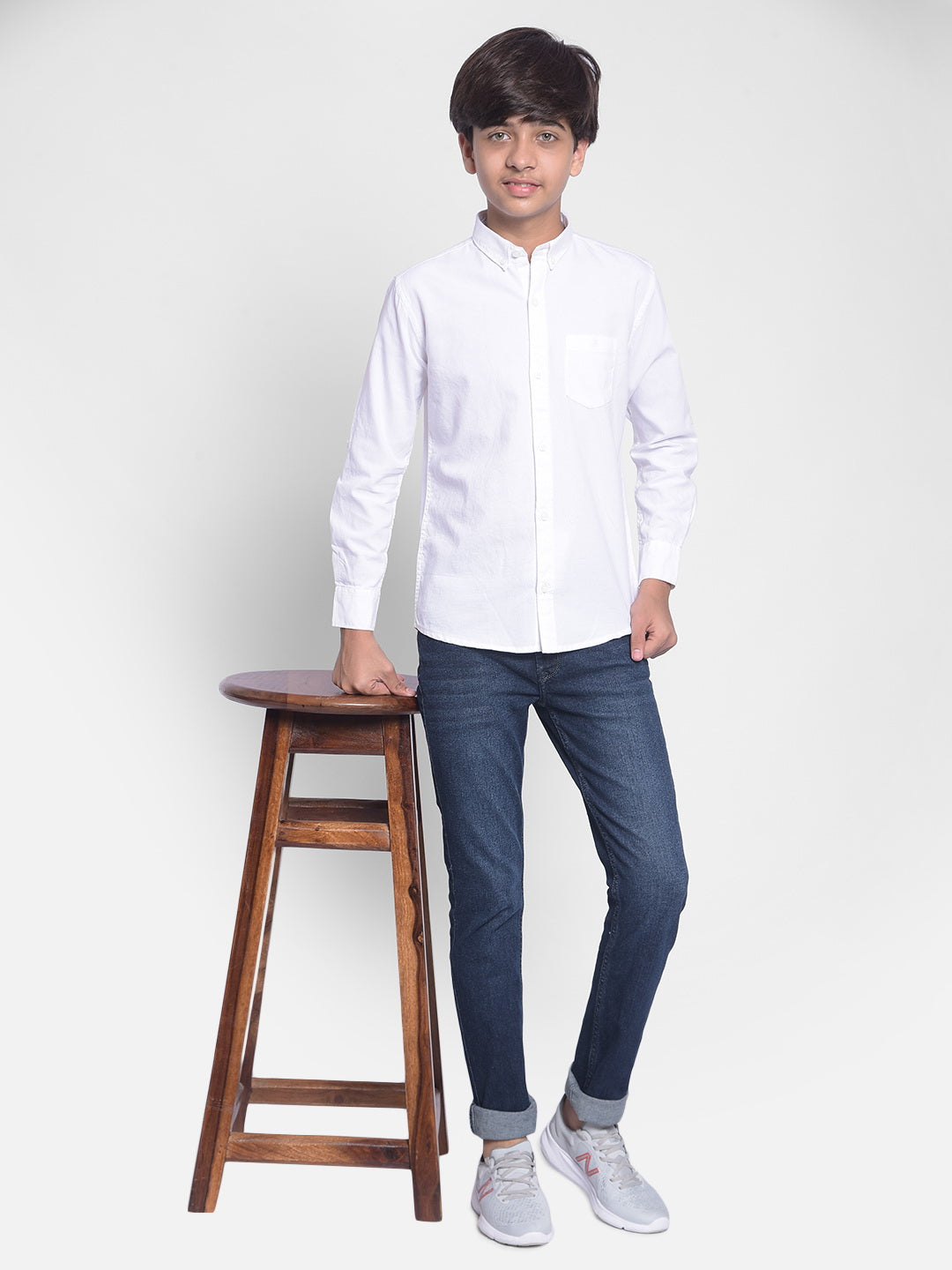 White Shirt-Boy Shirts-Crimsoune Club