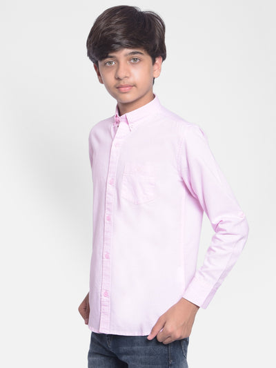 Pink Shirt-Boys Shirts-Crimsoune Club