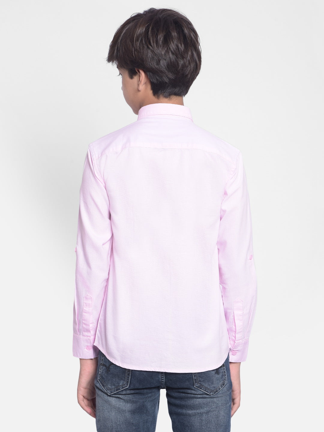 Pink Shirt-Boys Shirts-Crimsoune Club