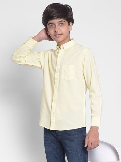 Yellow Shirt-Boy Shirts-Crimsoune Club