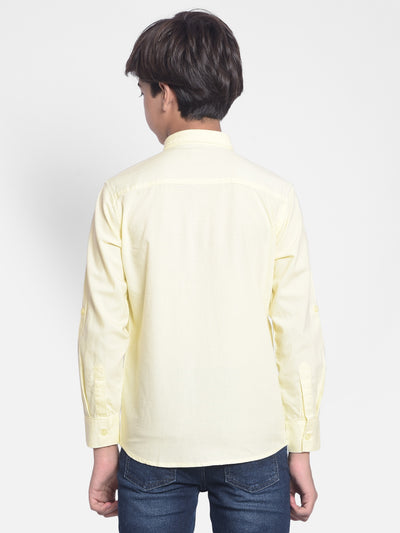 Yellow Shirt-Boy Shirts-Crimsoune Club