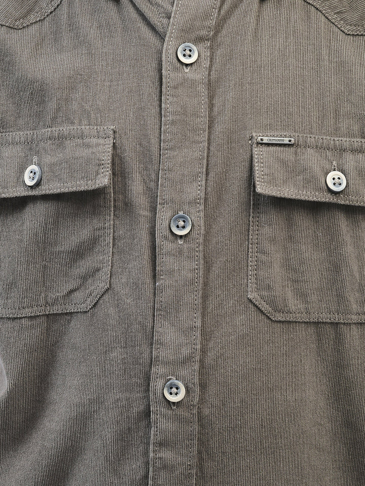 Olive Shirt-Boys Shirts-Crimsoune Club