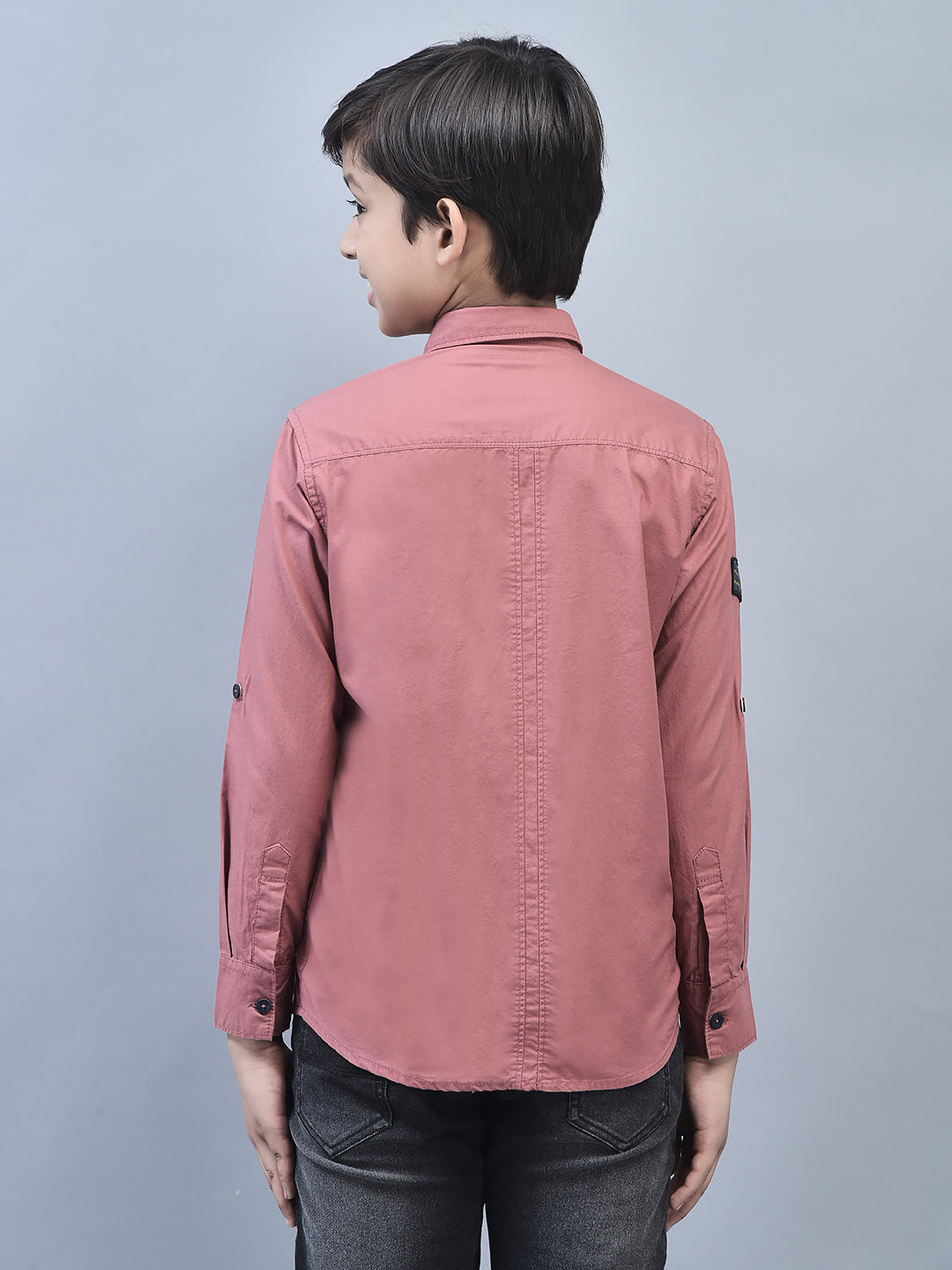 Pink Shirt-Boys Shirts-Crimsoune Club