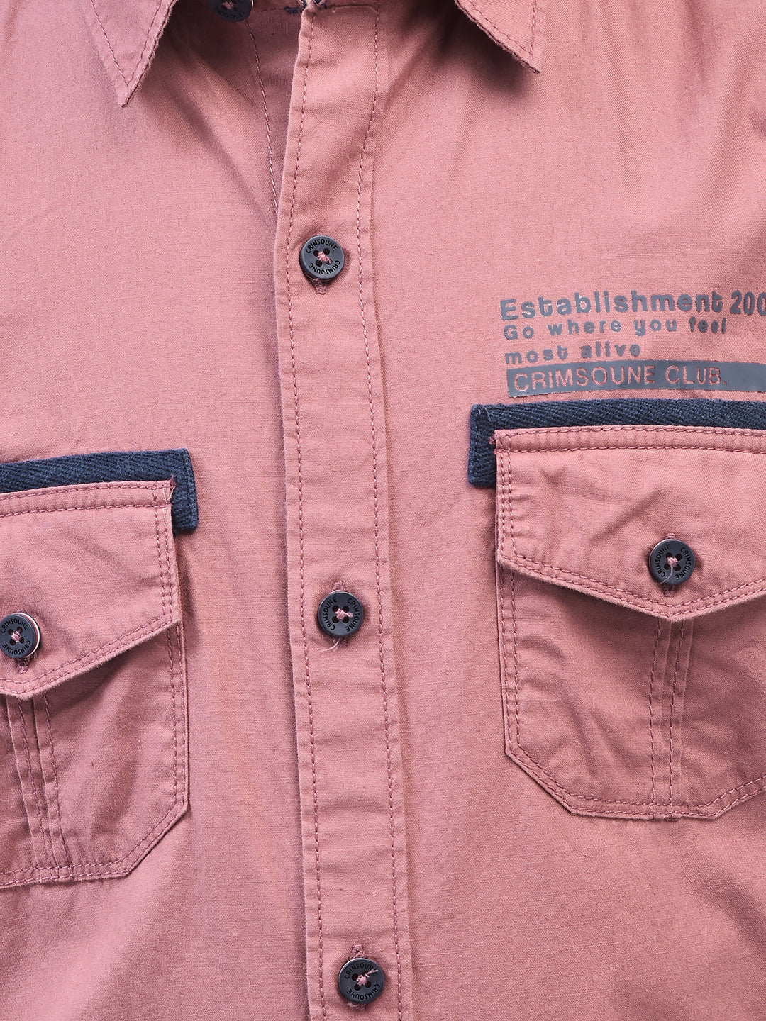Pink Shirt-Boys Shirts-Crimsoune Club