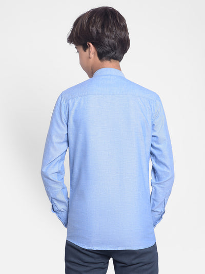 Blue Shirt-Boys Shirts-Crimsoune Club