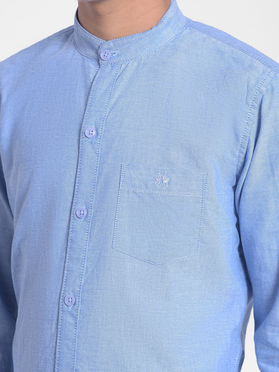 Blue Shirt-Boys Shirts-Crimsoune Club