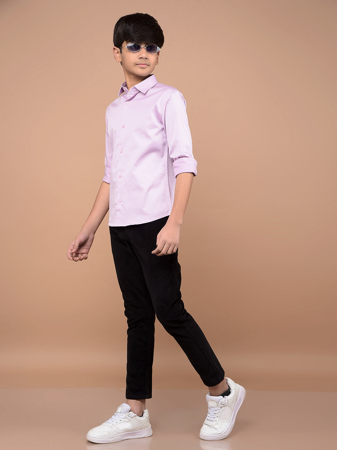 Purple Shirt-Boys Shirts-Crimsoune Club