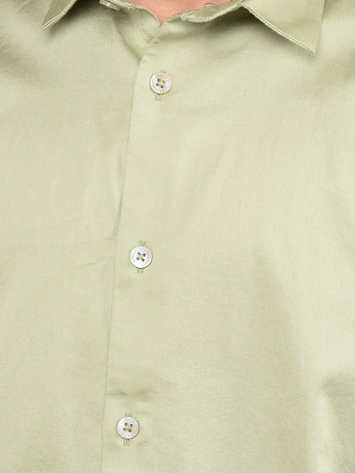 Green Shirt-Boys Shirts-Crimsoune Club
