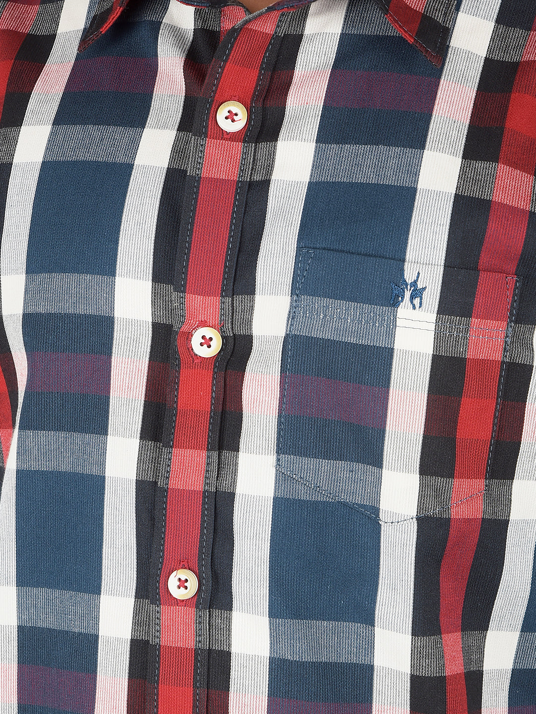 Multi-Color Checked 100% Cotton Shirt-Boys Shirts-Crimsoune Club