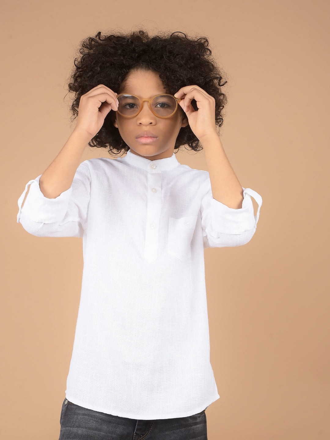 White Linen Kurta-Boys Kurtas-Crimsoune Club