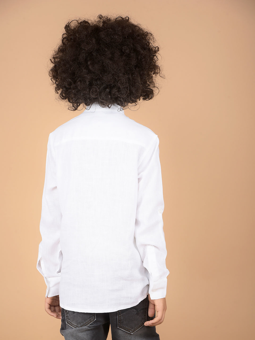 White Linen Kurta-Boys Kurtas-Crimsoune Club
