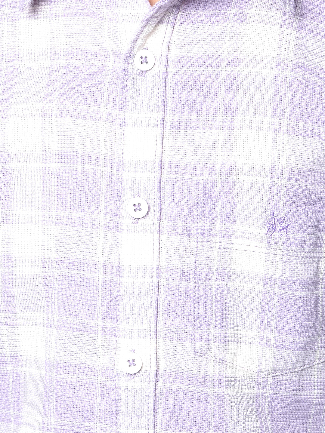 Purple Checked 100% Cotton Shirt-Boys Shirts-Crimsoune Club