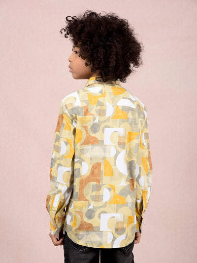 Multi-Color Printed 100% Cotton Shirt-Boys Shirts-Crimsoune Club