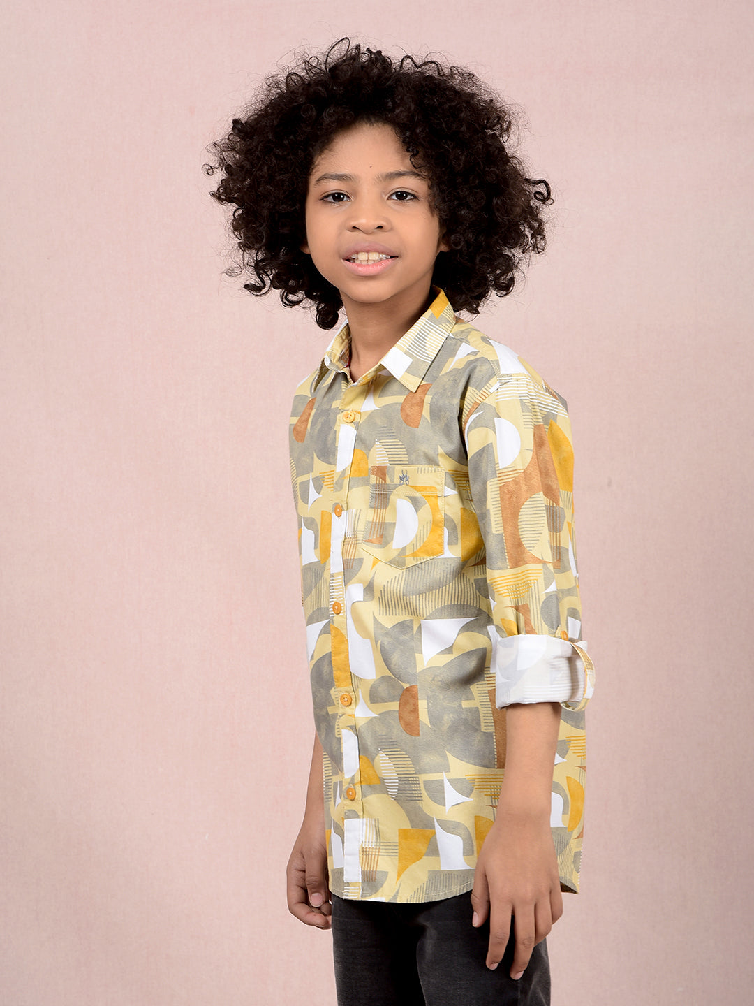 Multi-Color Printed 100% Cotton Shirt-Boys Shirts-Crimsoune Club