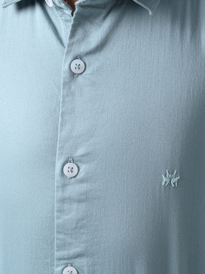 Green Shirt-Boys Shirts-Crimsoune Club