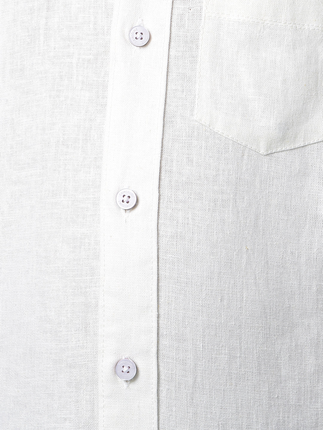 White Hooded Neck Linen Shirt-Boys Shirts-Crimsoune Club