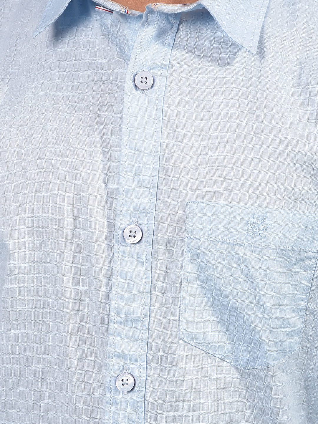 Blue Shirt-Boys Shirts-Crimsoune Club