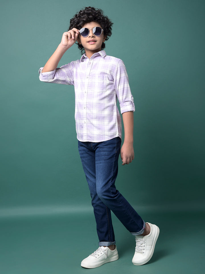 Blue Light Washed Jeans-Boys Jeans-Crimsoune Club