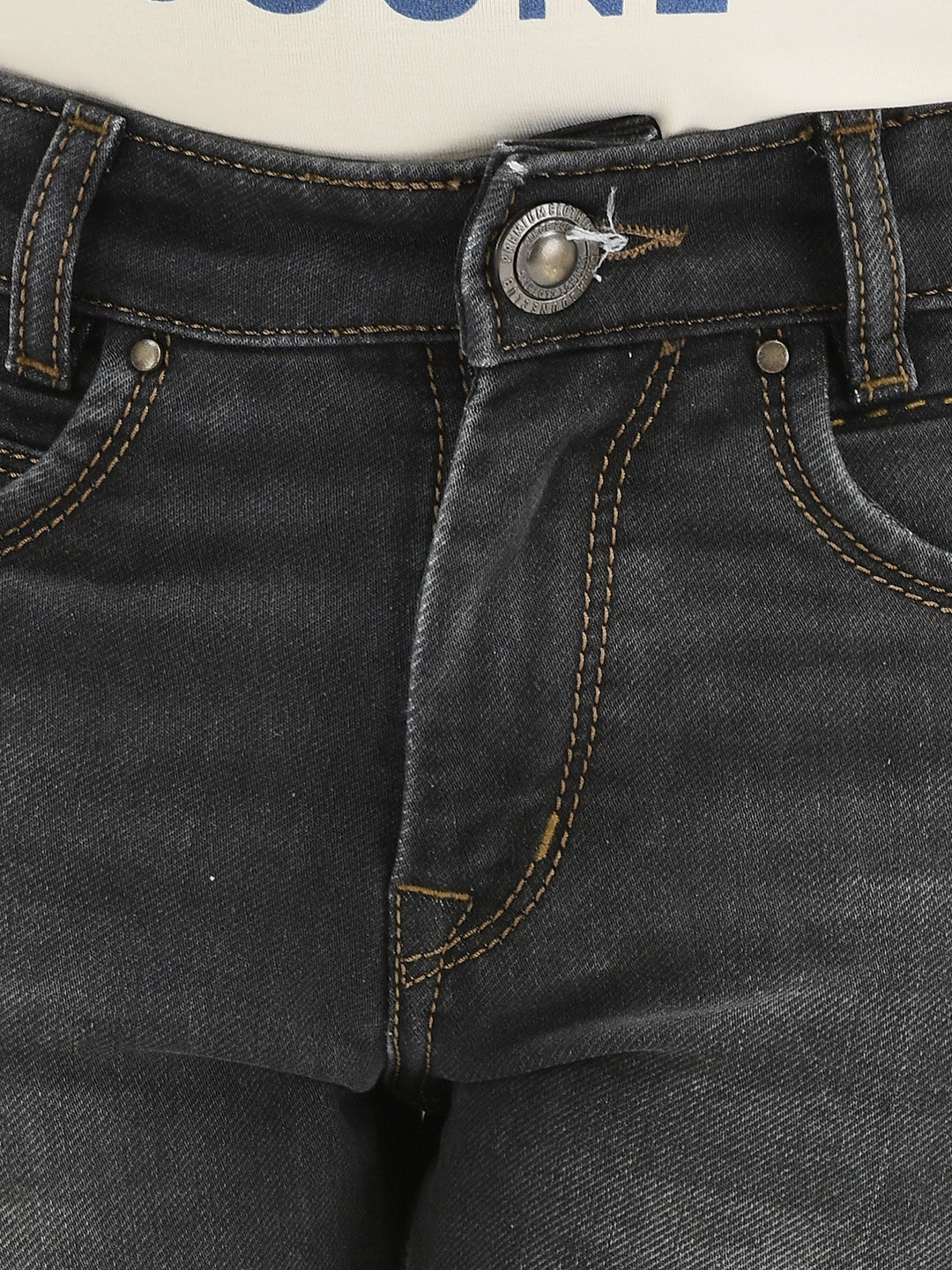 Sophisticated Grey Denim Jeans-Boys Jeans-Crimsoune Club