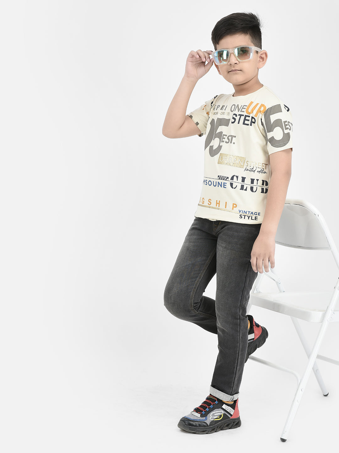 Sophisticated Grey Denim Jeans-Boys Jeans-Crimsoune Club