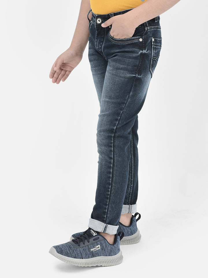 Versatile Blue Denim Jeans-Boys Jeans-Crimsoune Club