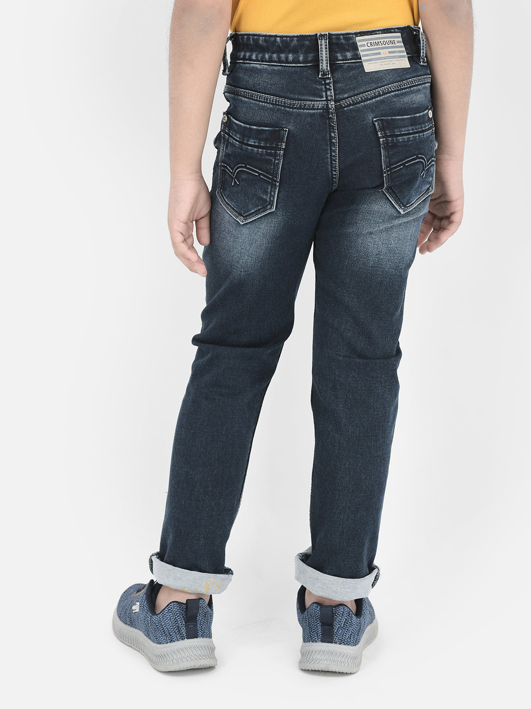 Versatile Blue Denim Jeans-Boys Jeans-Crimsoune Club