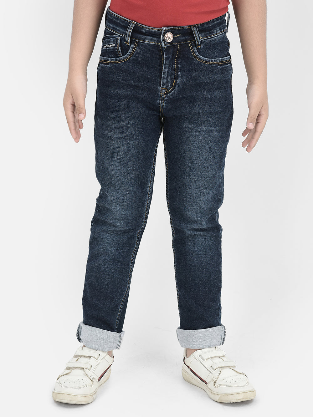 Versatile Blue Denim Jeans-Boys Jeans-Crimsoune Club