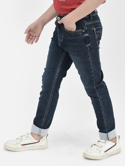 Versatile Blue Denim Jeans-Boys Jeans-Crimsoune Club