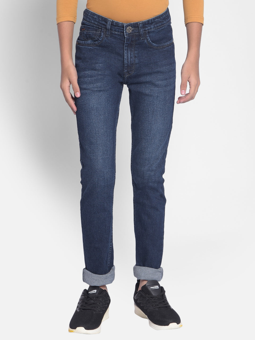 Navy Blue Jeans-Boys Jeans-Crimsoune Club