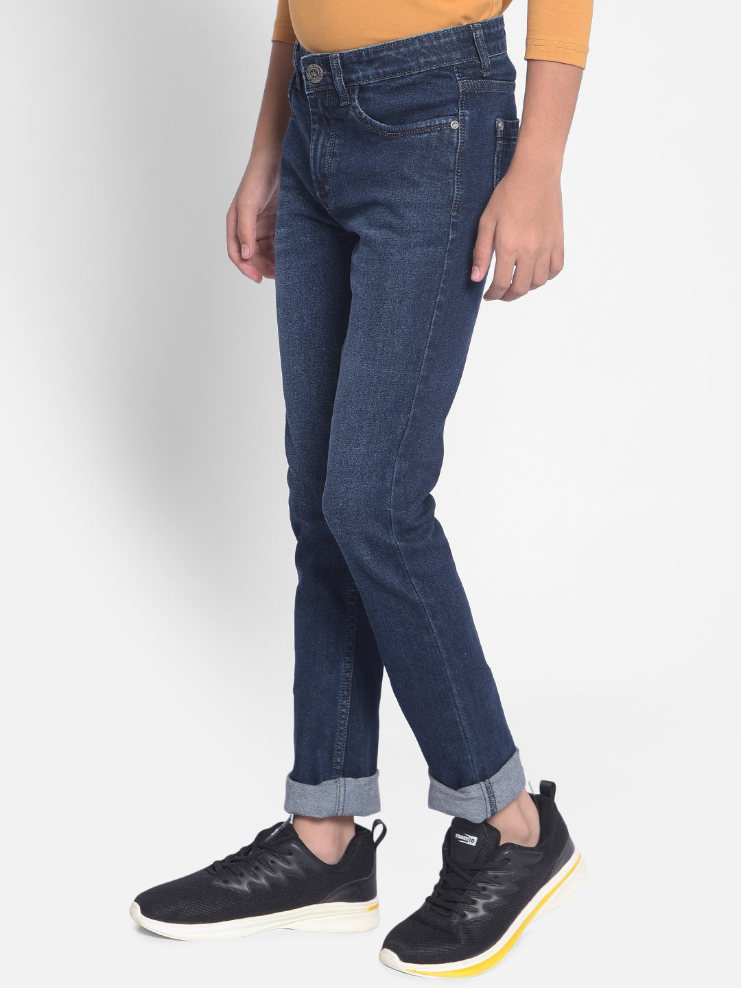 Navy Blue Jeans-Boys Jeans-Crimsoune Club