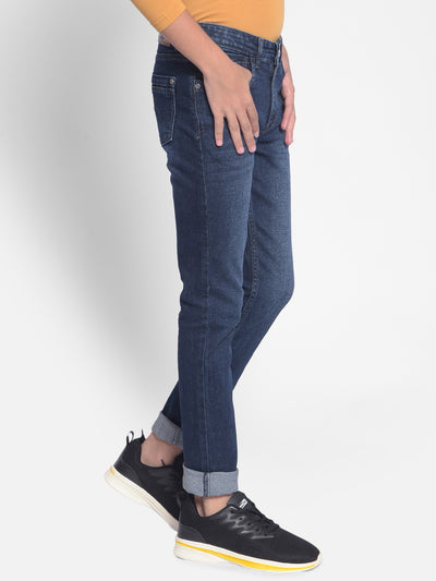 Navy Blue Jeans-Boys Jeans-Crimsoune Club