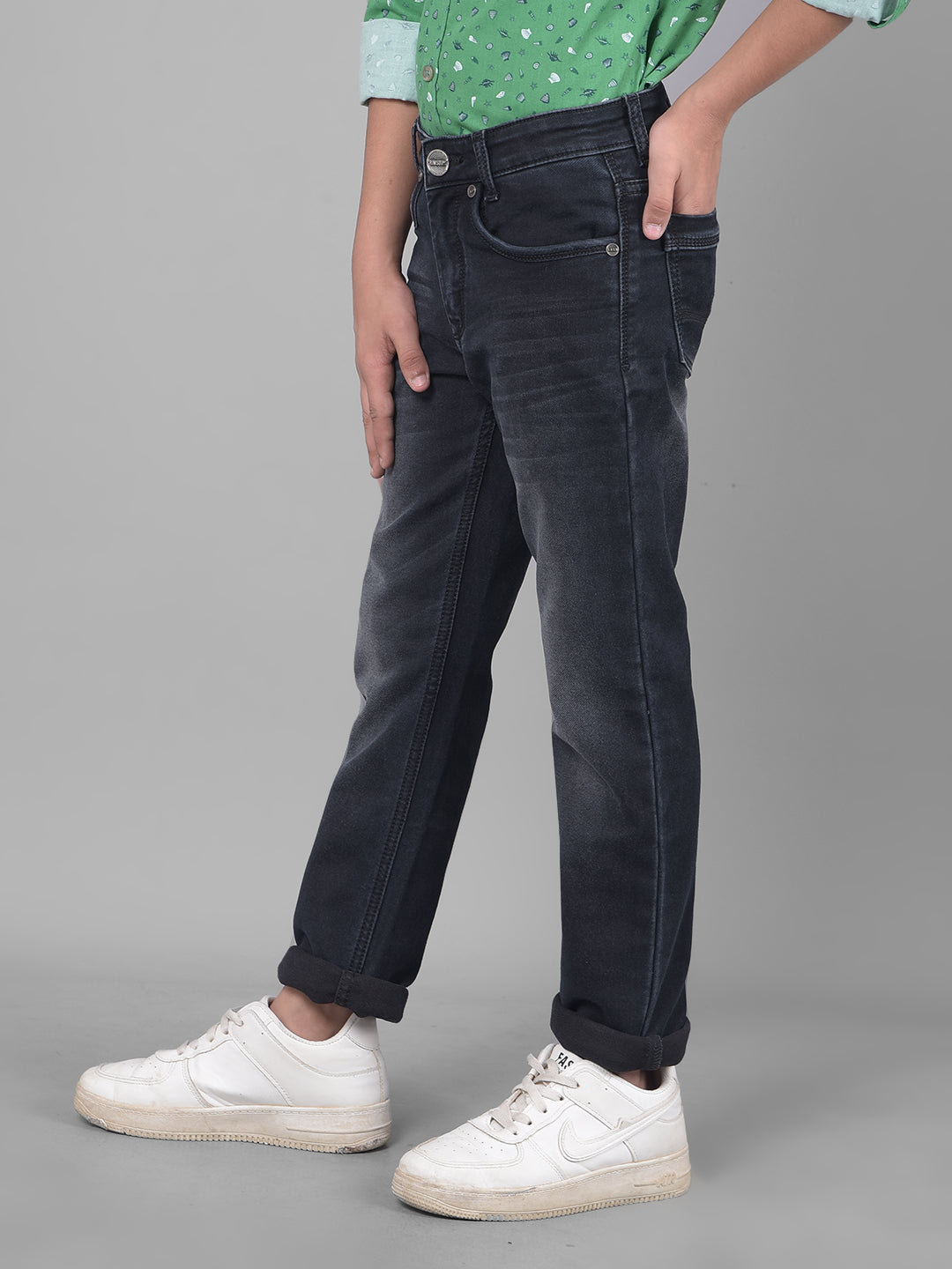 Black Light Fade Jeans-Boys Jeans-Crimsoune Club