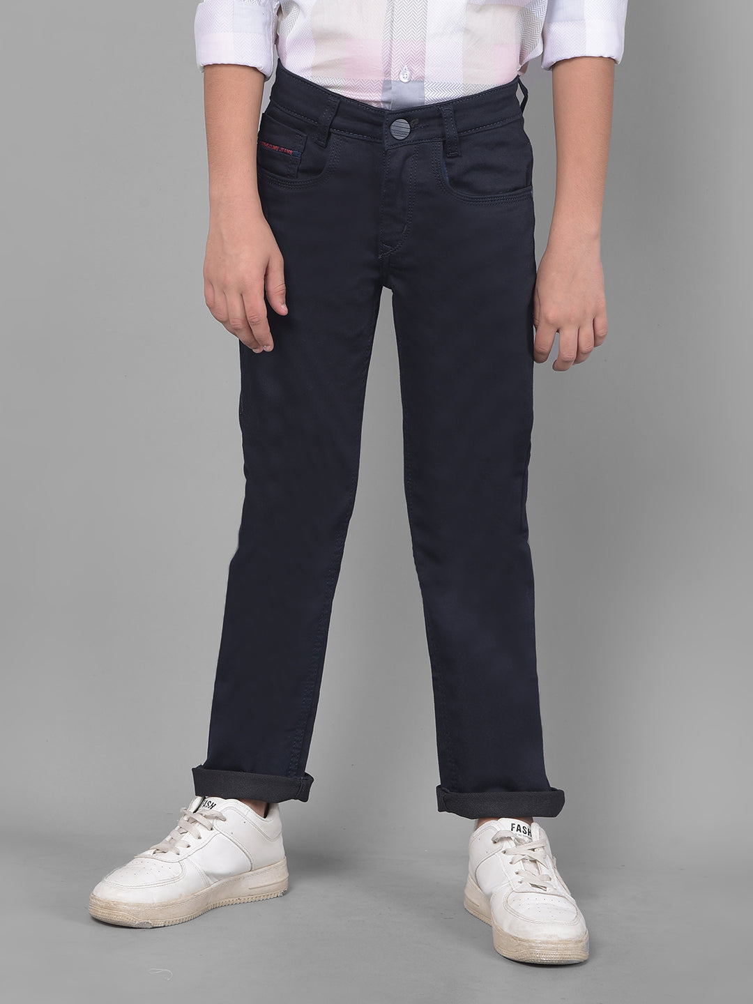 Navy Blue Jeans-Boys Jeans-Crimsoune Club