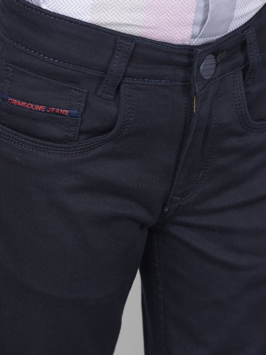 Navy Blue Jeans-Boys Jeans-Crimsoune Club