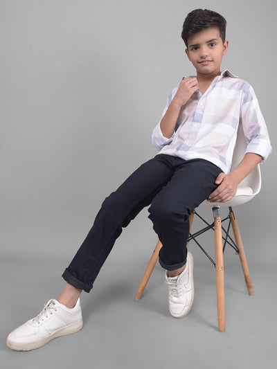 Navy Blue Jeans-Boys Jeans-Crimsoune Club