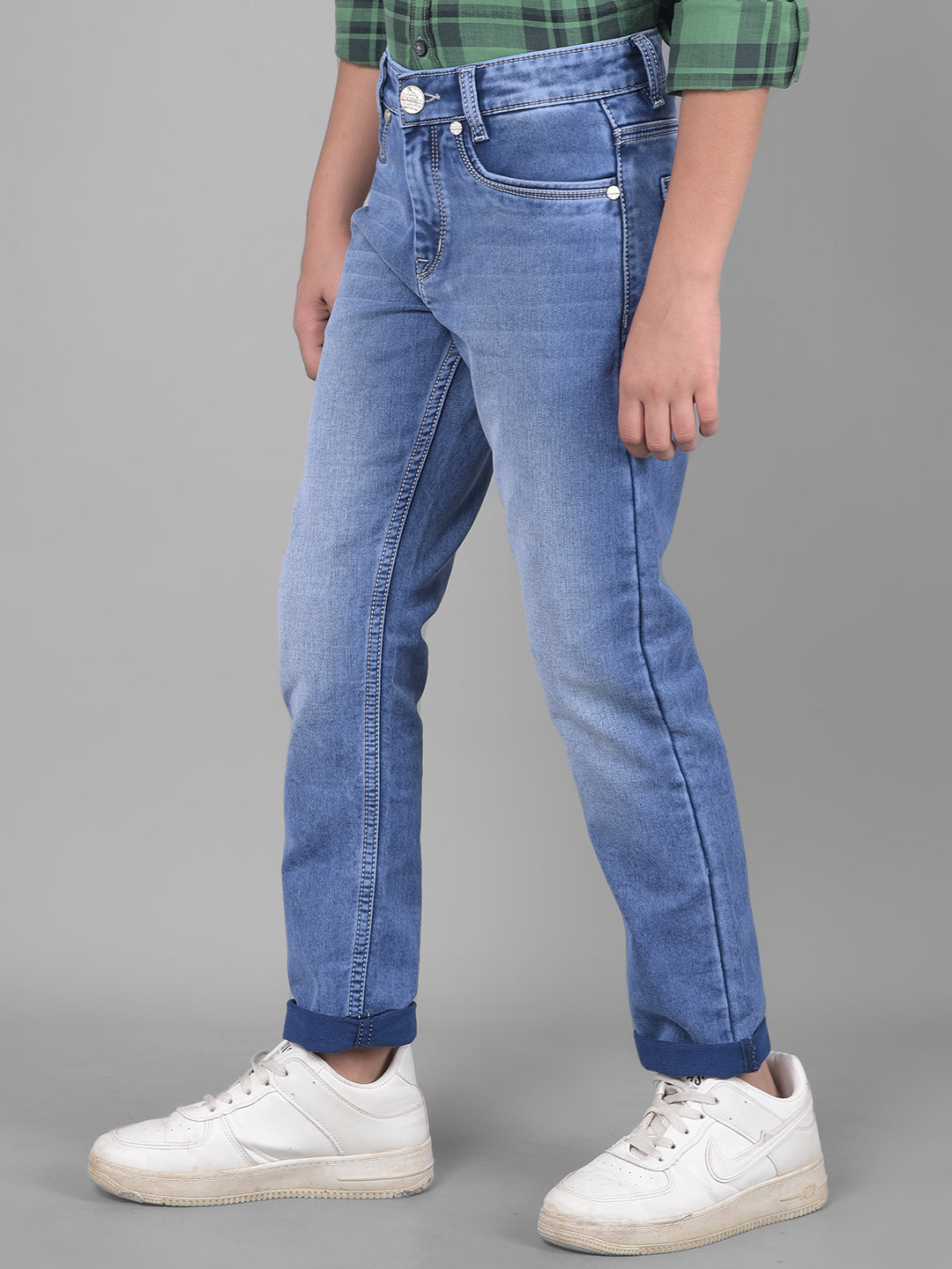 Blue Light Fade Jeans-Boys Jeans-Crimsoune Club