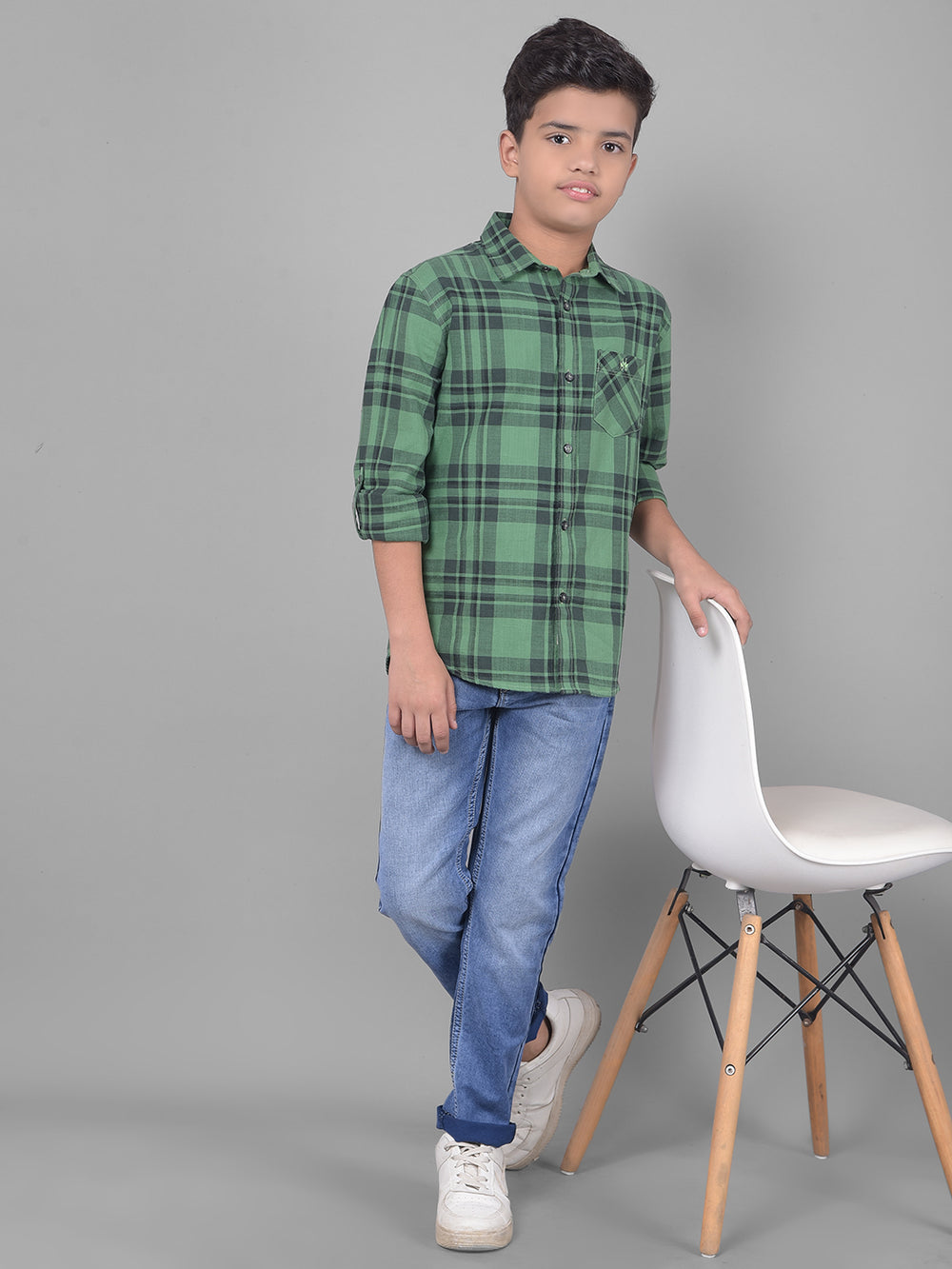 Blue Light Fade Jeans-Boys Jeans-Crimsoune Club